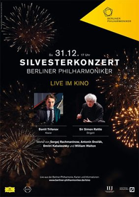 Berliner Philharmoniker 2016/17: Silvesterkonzert mit Sir Simon Rattle & Daniil Trifonov (Poster)