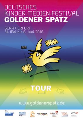 Goldener Spatz: Kurzes für Kurze (Poster)