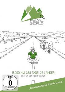 Pedal the World - 18.000 km, 22 countries, 365 days (Poster)
