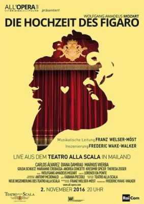 All Opera 16/17: Die Hochzeit des Figaro (Aufzeichnung) (Poster)