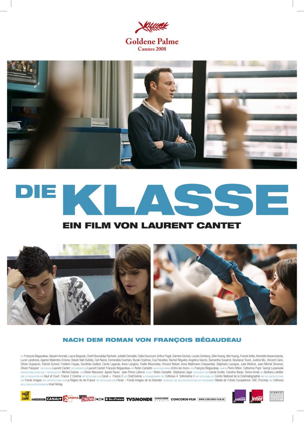 Die klasse. Entre les murs 2008 Постер.