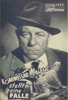 Kommissar Maigret stellt eine Falle (Poster)