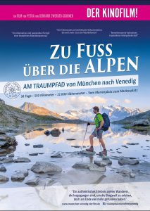 Zu Fuß über die Alpen, von München nach Venedig (Poster)