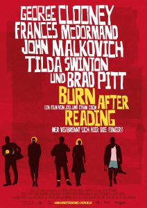 Burn After Reading - Wer verbrennt sich hier die Finger? (Poster)