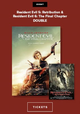 Double: Resident Evil: Retribution + The Final Chapter (Poster)