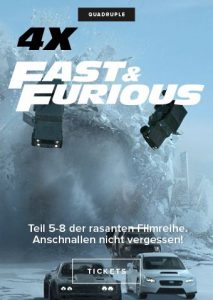 Fast & Furious 5-8 (Poster)