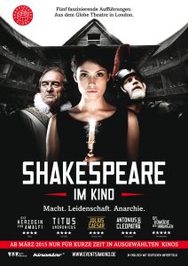 Shakespeare's Globe Theatre London 2015: Antonius & Cleopatra (Poster)