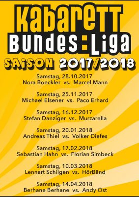 Kabarett Bundesliga 2017/2018 (Poster)