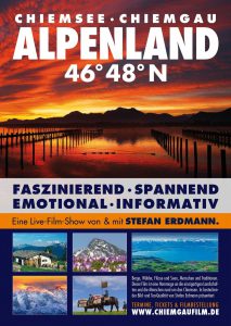 Heimat 46° 48° N - Chiemsee, Chiemgau, Alpenland (Poster)