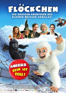 Flöckchen - Die großen Abenteuer des kleinen weißen Gorillas! (Poster)
