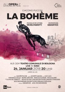 All´Opera Saison 2017/18: La Bohème (Poster)