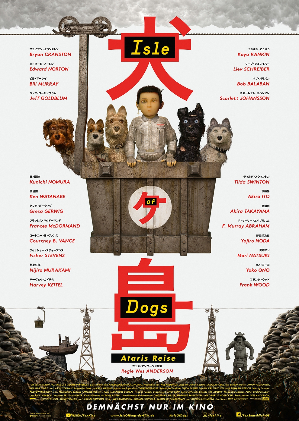 Isle of Dogs - Ataris Reise (Poster)