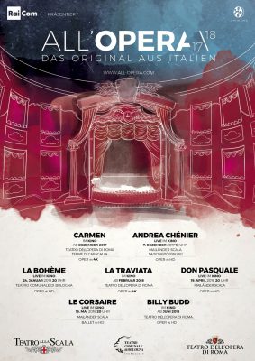 All´Opera Saison 2017/18: Le Corsaire (Poster)