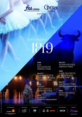 Opéra national de Paris 2018/19: Swan Lake - Schwanensee (Nureyek) (Poster)