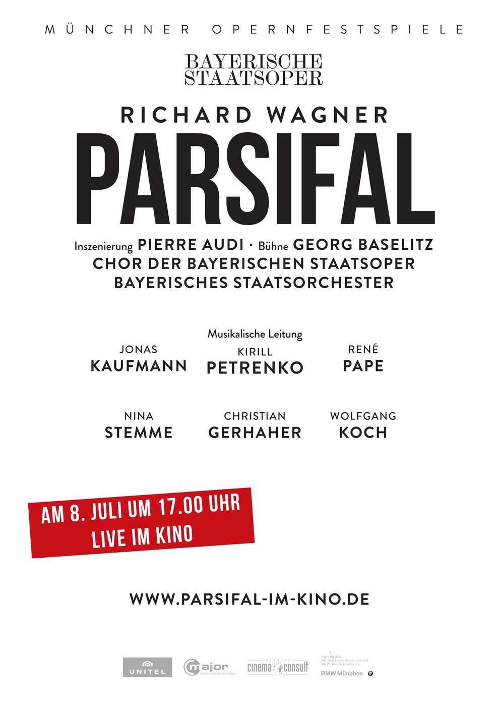 Parsifal - Bayerische Staatsoper 2018 (Poster)