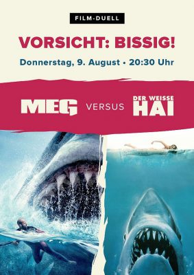 Filmduell: Meg vs. Der weiße Hai (Poster)