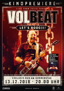 VOLBEAT-Let's Boogie! Live from Telia Parken (Poster)