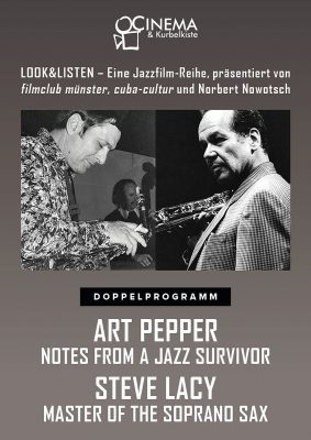 Art Pepper: Notes from a Jazz Survivor & Steve Lacy: Master of the Soprano Sax (Poster)
