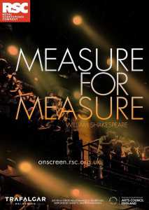 Royal Shakespeare Company 2019: Measure for Measure (Poster)