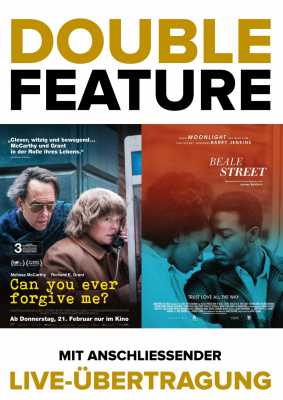 Double Feature: Can you ever forgive me + Beale Street (Poster)