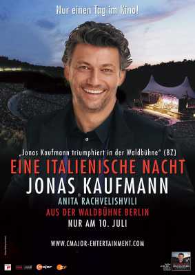 Eine italienische Nacht: Jonas Kaufmann aus der Waldbühne Berlin 2018 (Poster)