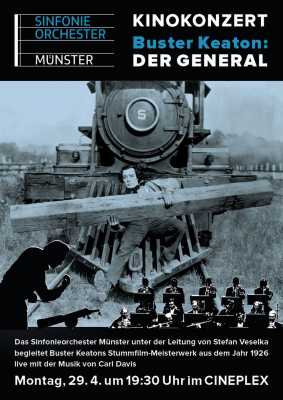 Kinokonzert: Buster Keaton - Der General (Poster)