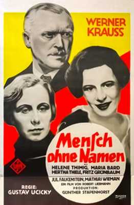 Mensch ohne Namen (Poster)