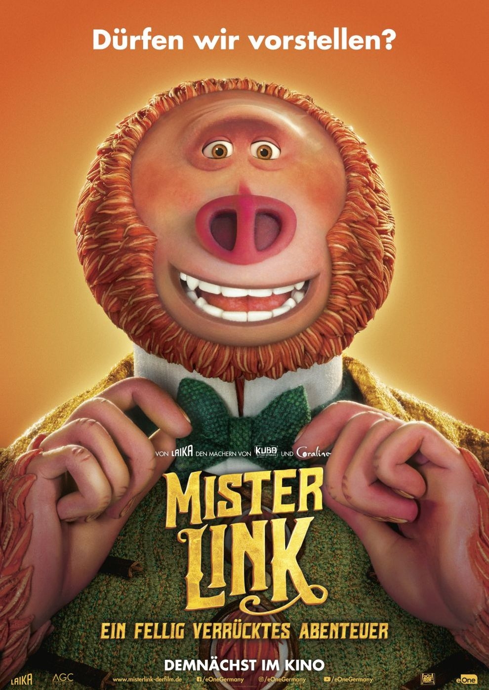 Mister Link - Ein fellig verrücktes Abenteuer (Poster)