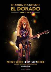 Shakira In Concert: El Dorado World Tour (Poster)