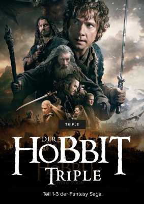 Hobbit Triple (HFR 3D) (Poster)