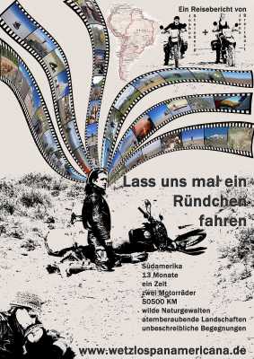 Südamerika - Lass uns mal ein Ründchen fahren (Poster)