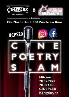 Cine Poetry Slam - Die Nacht der 1.000 Worte im Kino (Poster)