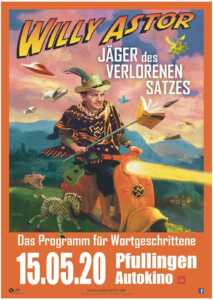 Willy Astor "Jäger des verlorenen Satzes" (Poster)