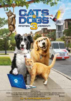 Cats & Dogs 3: Pfoten vereint! (Poster)