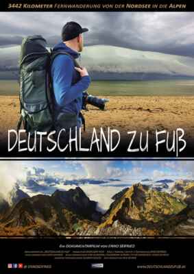 Deutschland zu Fuß - 3442 Km von der Nordsee in die Alpen (Poster)