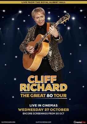 Cliff Richard Live - The Great 80 Tour (Poster)