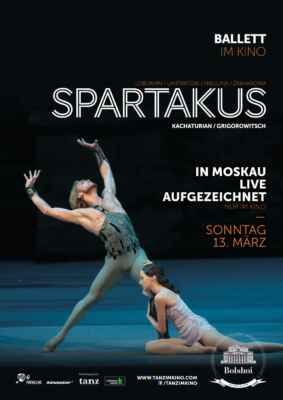 Bolshoi Ballett 2015/2016 - Spartacus (Poster)
