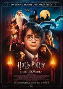 20 Jähriges Jubiläum: Harry Potter und der Stein der Weisen (Poster)