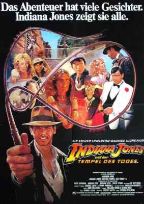 Indiana Jones und der Tempel des Todes (Poster)