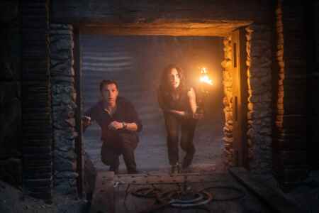 Tom Holland und Sophia Taylor Ali in dem epischen Abenteuer „Uncharted“ - ab heute im Kino.© 2021 Sony Pictures Entertainment Deutschland GmbH