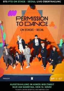 BTS PERMISSION TO DANCE ON STAGE - SEOUL: LIVE VIEWING (Poster)