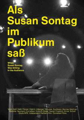 Als Susan Sontag im Publikum saß (Poster)