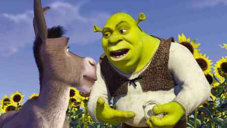 Oger Shrek und Esel aus „Shrek Der tollkühne Held“
