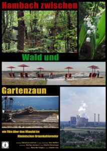 Hambach zwischen Wald und Gartenzaun (Poster)