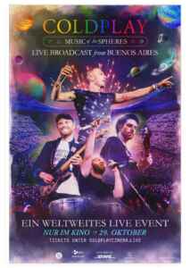 Coldplay Music Of The Spheres Live Broadcast From Buenos Aires (Poster)