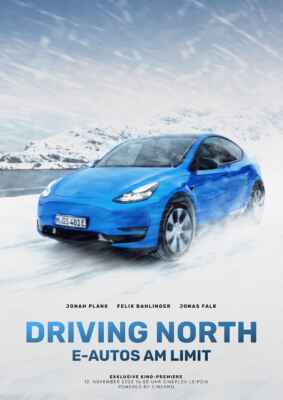 Driving North - E-Autos am Limit (2022) (Poster)