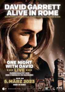 David Garrett - Alive in Rom & Live Q&A aus dem Kino (Poster)