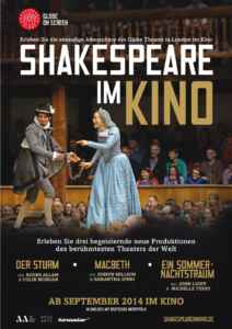 Shakespeare im Kino - Ein Sommernachtstraum (2014) (Poster)