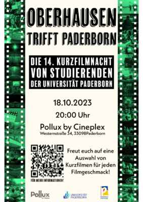 14. Kurzfilmnacht - Oberhausen trifft Paderborn (Poster)