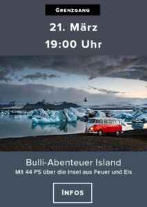 Bulli-Abenteuer Island (Poster)